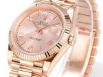 PPM Factory Rolex DD 2836/3255 Movement 18K Rose Gold President Band Rose Gold Face Watch